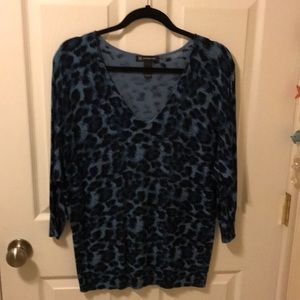 INC Leopard top